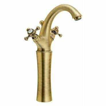 Baterie umyvadlová stojánková Sapho Antea 3276L 300 mm s výpustí bronz