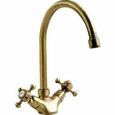 Baterie umyvadlová stojánková Sapho Antea 3096 275 mm bez výpusti bronz