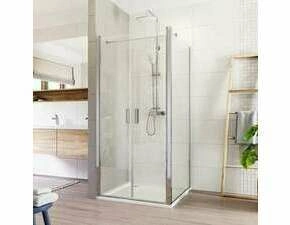 Dveře sprchové + boční stěna Mereo Lima CK86513K 800×800 mm chrom/čiré sklo