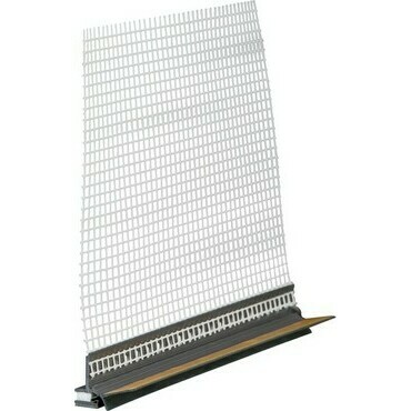 Profil začišťovací Retek 6 mm, dilatační s tkaninou a lamelou antracit 2,4 m 10 ks