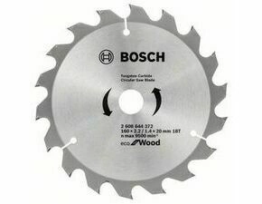 Kotouč pilový Bosch Eco for Wood 160×20×2,2 mm 18 z.