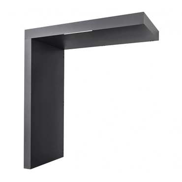Stříška vchodová s levou bočnicí Guttavordach BS/B-L PLUS LED strip antracit 2 000×900×2 200 mm