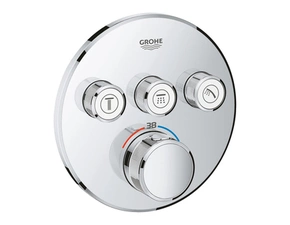 Baterie podomítková termostatická Grohe Grohtherm SmartControl 3-cestná chrom 29121000