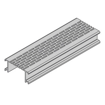 Ventilační mřížka pro prkno Twinson, 9442, 6m černá