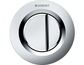 Tlačítko ovládací Geberit typ 01 pochromovaná matná 116.042.46.1
