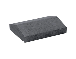 Deska zákrytová BEST III sedlová průběžná antracit 300×400×100 mm