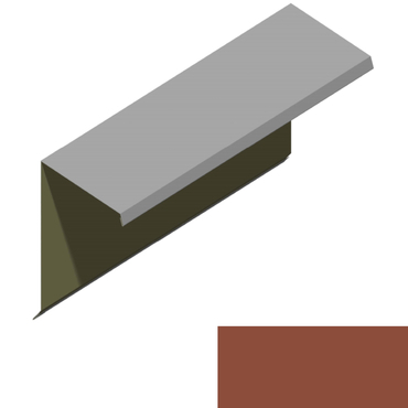 Ukončení pultové střechy RS360S-60 SP 25 2M264 cihlově hnědá