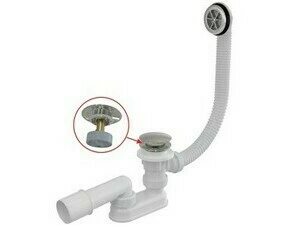 Sifon vanový Click/Clack Alca A505CKM-100 kov velká zátka