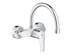 Baterie dřezová nástěnná Grohe Eurosmart 150 mm chrom 32482003
