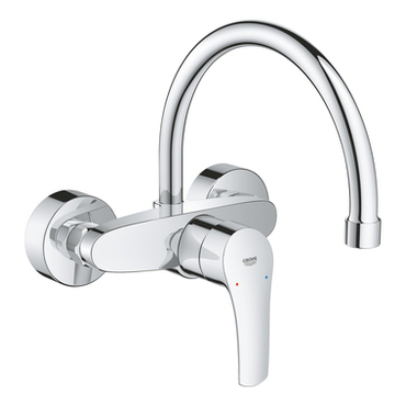 Baterie dřezová nástěnná Grohe Eurosmart 150 mm chrom 32482003