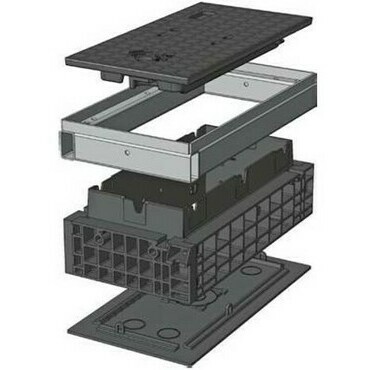 Šachta kabelová Langmatz EK278 poklop D400 litinový