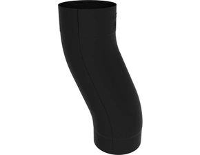 Koleno soklové DEKRAIN COLORDUR 100 RAL 9005 černá