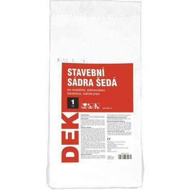 Sádra stavební DEK šedá, 1 kg