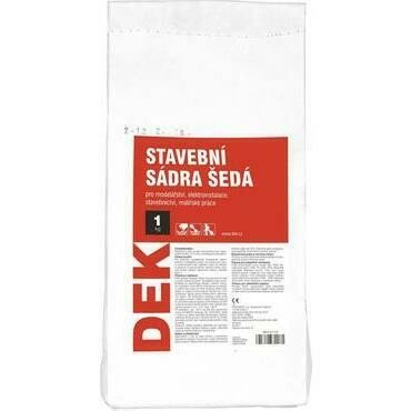 Sádra stavební DEK 1 kg šedá