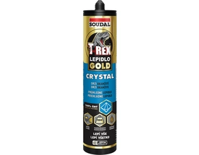 Lepidlo montážní Soudal T-REX GOLD CRYSTAL 290 ml