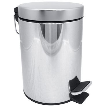 Koš odpadkový Bemeta 3 l s víkem nerez lesk
