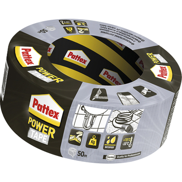Páska montážní Pattex Power Tape stříbrná 50 m