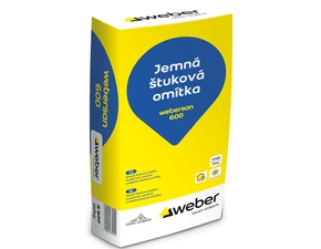 Omítka sanační štuková webersan 600 jemná 20 kg