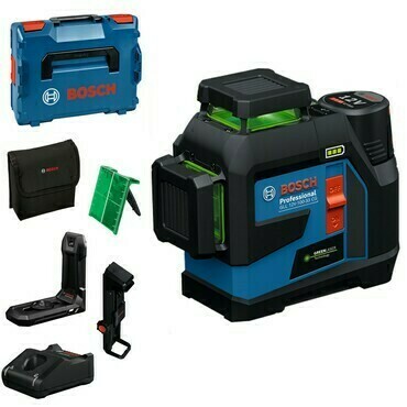 Laser křížový Bosch GLL 12V-100-33 CG + LB10 + DK20