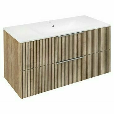 Skříňka umyvadlová 998×520×460 mm dub alabama strip CR100-2322
