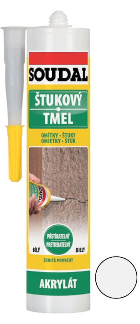 SOUDAL Tmel akrylový štukový Soudal bílý 280 ml