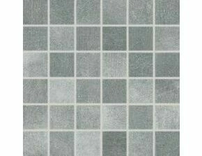 Mozaika Rako Rebel 5×5 cm (set 30×30 cm) tmavě šedá DDM06742