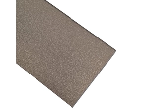 Deska polykarbonátová plná strukturovaná TEX 6 2UV bronz 1 400×4 500 mm