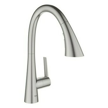 Baterie dřezová stojánková Grohe Zedra SuperSteel 32294DC2