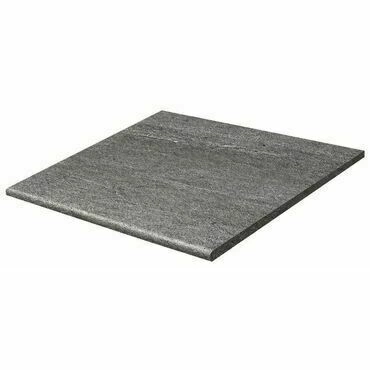 Schodovka Rako Quarzit Outdoor 60×60×2 cm tmavě šedá DCH66738