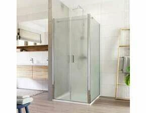 Dveře sprchové + boční stěna Mereo Lima CK86522K 900×900 mm chrom/Point
