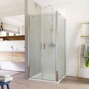 Dveře sprchové + boční stěna Mereo Lima CK86512K 800×800 mm chrom/Point