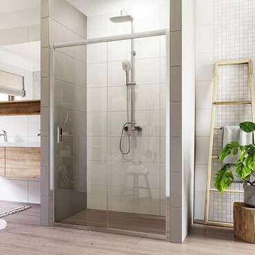 Dveře sprchové Mereo Lima CK80403K 1 000 mm chrom/čiré sklo