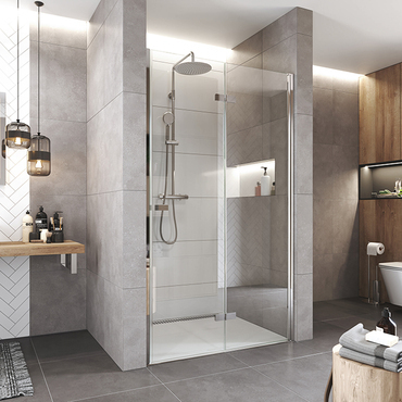 Dveře sprchové Mereo Novea CK10823ZP 900 mm pravé chrom/čiré sklo