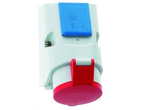 Zásuvka nástěnná, kombinovaná s ochranným kolíkem Bals 230/400 V 5pól 32 A