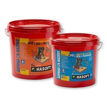 Lepidlo na bazény Hasoft 15 kg + 6 l