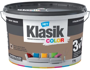 Malba interiérová HET Klasik Color hnědý nugátový, 4 kg