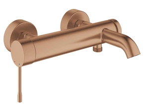 Baterie vanová nástěnná Grohe Essence 150 mm kartáčovaný Warm Sunset s přepínačem 33624DL1