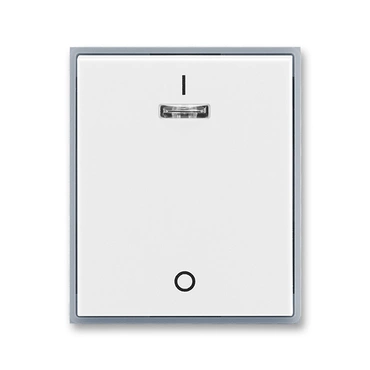 Kryt spínač řazení 3S s průzorem ABB Element bílá, ledová šedá