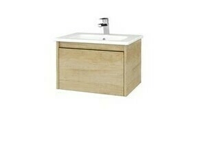 Skříňka umyvadlová Dřevojas BONO SZZ 60 Nebraska/Nebraska vč. umyvadla Euphoria