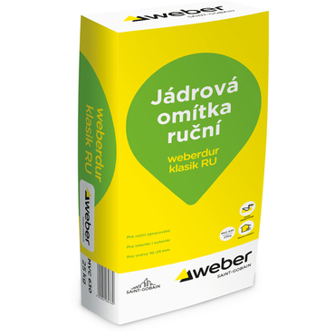 Omítka jádrová weberdur klasik RU 25 kg