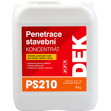 Penetrace koncentrát stavební DEK PS210 , 5 kg