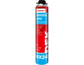 Pěna montážní MX240 DEKFOAM pistolová 750 ml