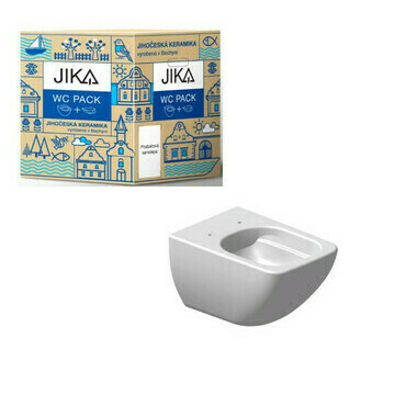 WC závěsné Jika Pure pack Rimless včetně sedátka