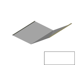 Úžlabí RS625S-135 SP 25 RAL 9010 bílá