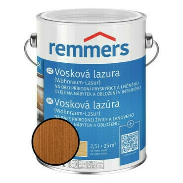 Lazura vosková Remmers třešeň, 0,75 l