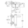 Baterie vanová nástěnná Grohe Essence 150 mm Cool Sunrise s přepínačem 33624GL1