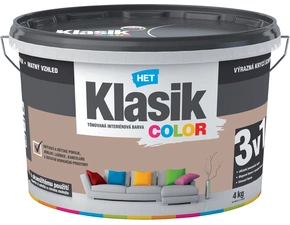 Malba interiérová HET Klasik Color hnědý ořechový, 4 kg