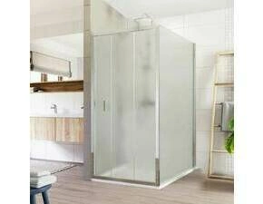 Dveře sprchové + boční stěna Mereo Lima CK87612K 800×1 200 mm chrom/Point