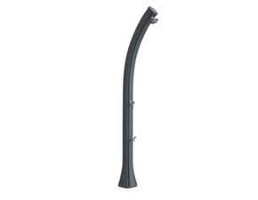 Sprcha zahradní solární se spodním výtokem antracit