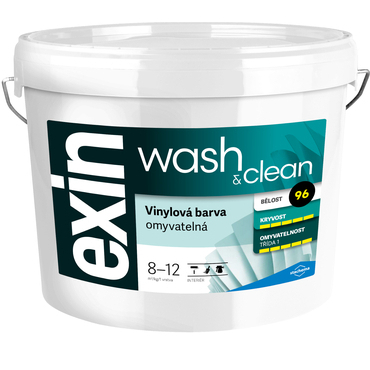 Barva vinylová Stachema EXIN WASH&CLEAN bílá, 7 kg